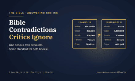 Bible Contradictions Critics Ignore: 2 Samuel 24 vs. 1 Chronicles 21