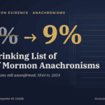 The Shrinking List of Book of Mormon Anachronisms: From 90% Unconfirmed to 9%