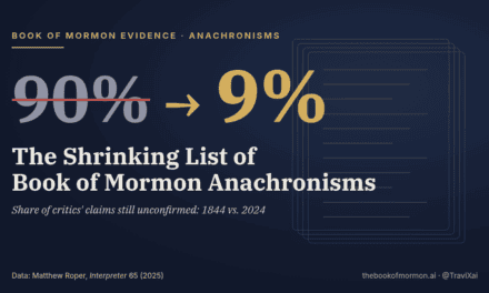 The Shrinking List of Book of Mormon Anachronisms: From 90% Unconfirmed to 9%