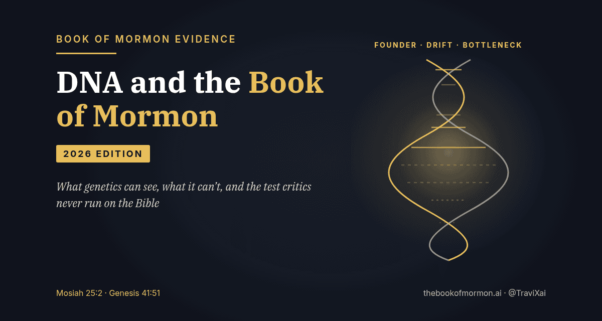 DNA and the Book of Mormon (2026 Edition)