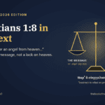 Galatians 1:8 in Context (2026 Edition): A Test for the Message, Not a Lock on Heaven