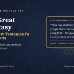 The Great Apostasy in the New Testament’s Own Words