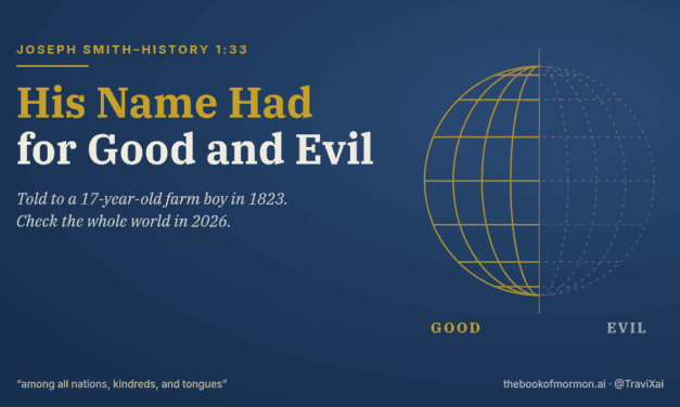 His Name Had for Good and Evil: JS-H 1:33 Two Centuries Later