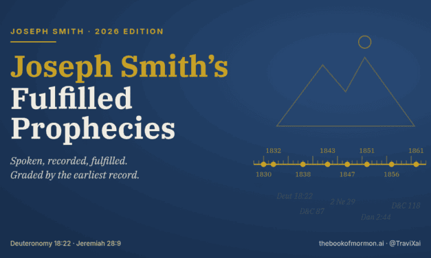 Joseph Smith’s Fulfilled Prophecies (2026 Edition)