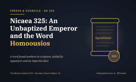 Nicaea 325: An Unbaptized Emperor and the Word ‘Homoousios’