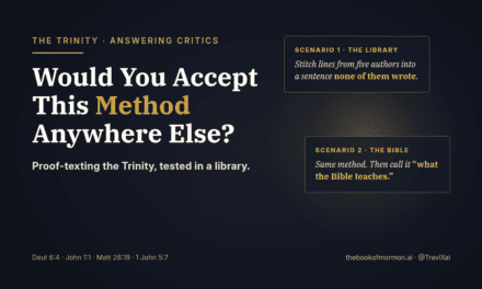 Proof-Texting the Trinity: Would You Accept This Method Anywhere Else?