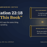 Revelation 22:18 and “This Book”: Deuteronomy 4:2 Says the Same