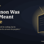 The Canon Was Never Meant to Close