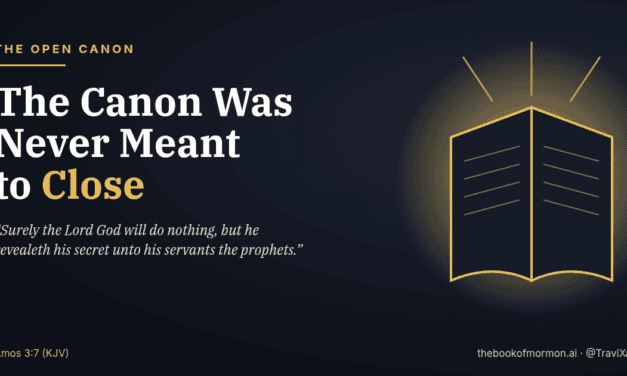 The Canon Was Never Meant to Close