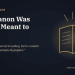 The Canon Was Never Meant to Close