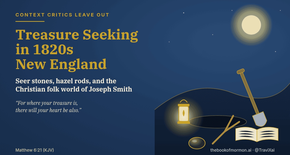 Joseph Smith the “Money Digger”? Treasure Seeking in 1820s New England