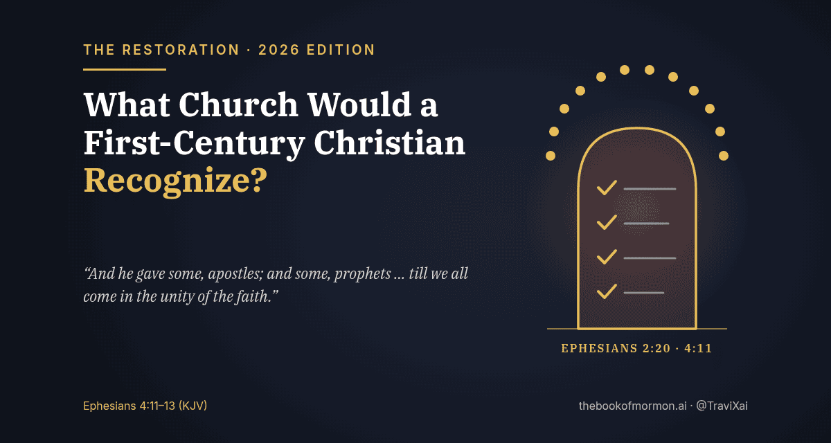 What Church Would a First-Century Christian Recognize? (2026 Edition)