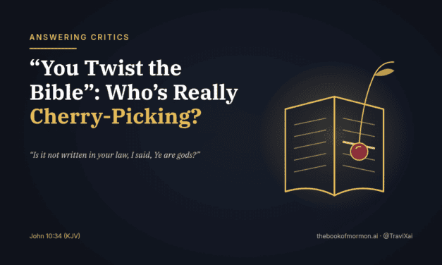 “You Twist the Bible”: Who’s Really Cherry-Picking?