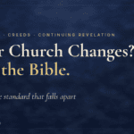 “Your Church Changes”… So Does the Bible. The Double Standard That Falls Apart
