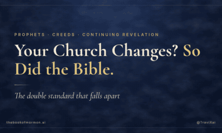 “Your Church Changes”… So Does the Bible. The Double Standard That Falls Apart