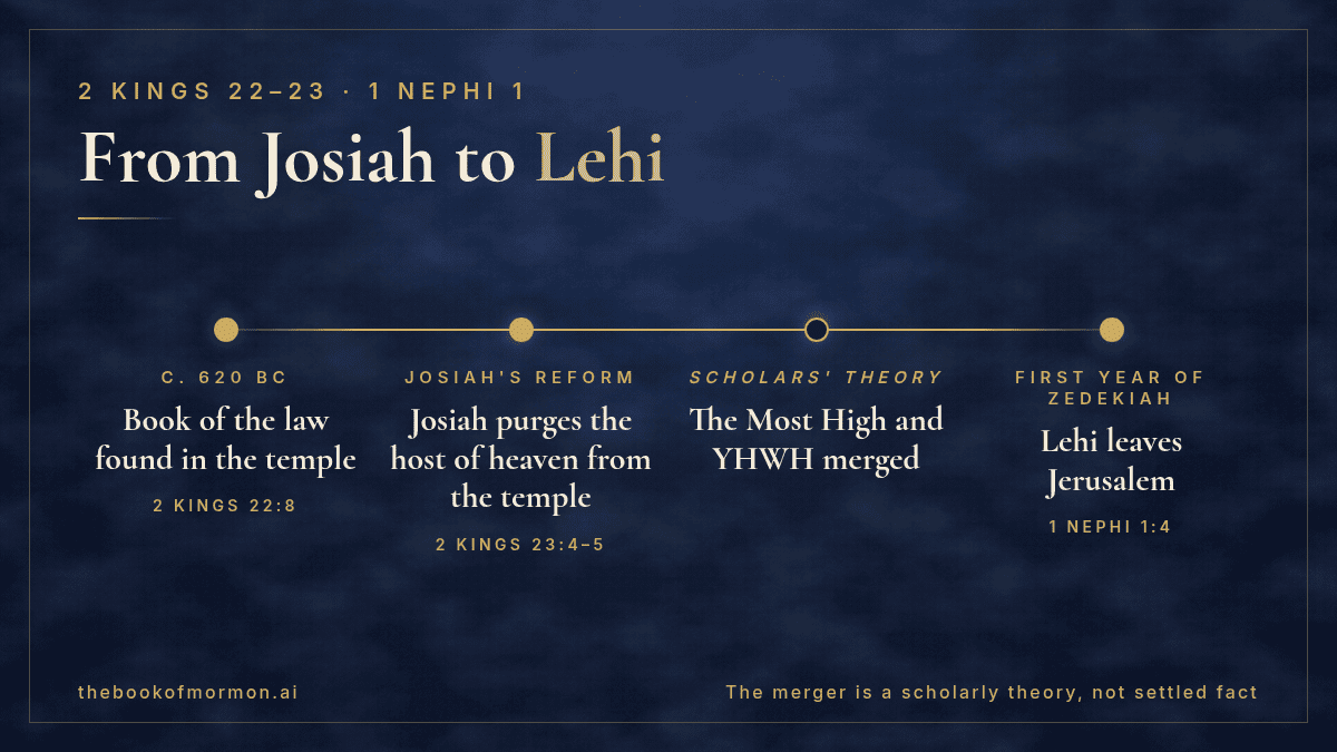 Timeline of King Josiah's reform and the Deuteronomists